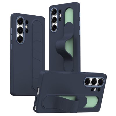 For Samsung Galaxy S23 Ultra Case Customizable Smart Key Control Wristband Kickstand PC + Silicone Phone Cover Sapphire Galaxy S23 Ultra by The Case Factory