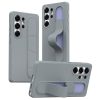 6601180372C-1 For Samsung Galaxy S23 Ultra Case Customizable Smart Key Control Wristband Kickstand PC + Silicone Phone Cover Dark Grey Galaxy S23 Ultra by The Case Factory