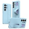 6601180372F-1 For Samsung Galaxy S23 Ultra Case Customizable Smart Key Control Wristband Kickstand PC + Silicone Phone Cover Blue Galaxy S23 Ultra by The Case Factory