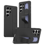 For Samsung Galaxy S24 Ultra Case Customizable Smart Key Control Wristband Kickstand PC + Silicone Phone Cover Black Galaxy S24 Ultra by The Case Factory