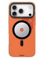 YOUNGKIT For iPhone 17 Pro Max Case Compatible with MagSafe Unique Disc Design TPU + PC Phone Back Cover Orange iPhone 17 Pro Max by The Case Factory