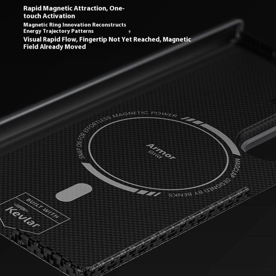 6601182053A-5 BENKS C1 For Samsung Galaxy Z Fold7 5G Case Kevlar Aramid Fiber Phone Cover Magnetic Case by The Case Factory