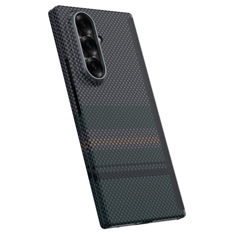 6601182054A-1 BENKS For Samsung Galaxy Z Fold7 5G Case Kevlar Aramid Fiber Aurora Weave Phone Cover Magnetic Case As Shown Galaxy Z Fold7 by The Case Factory