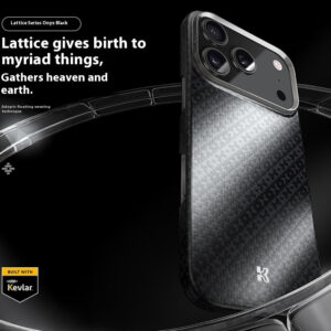 BENKS C1 For iPhone 17 Pro Max Case Kevlar Aramid Fiber Diamond Texture Woven Phone Cover Compatible with MagSafe by The Case Factory