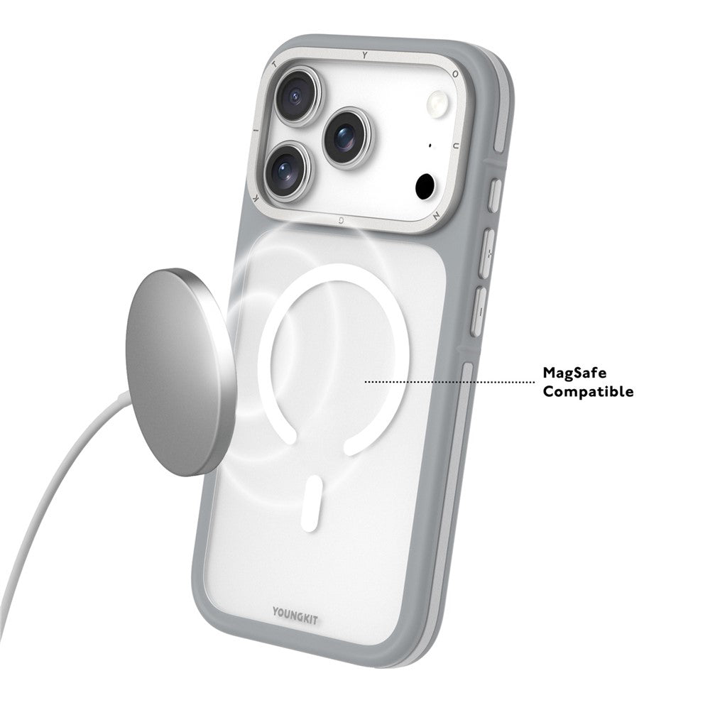 YOUNGKIT For iPhone 17 Pro Max Case Compatible with MagSafe Skin-Touch Matte PC + TPU Phone Cover by The Case Factory