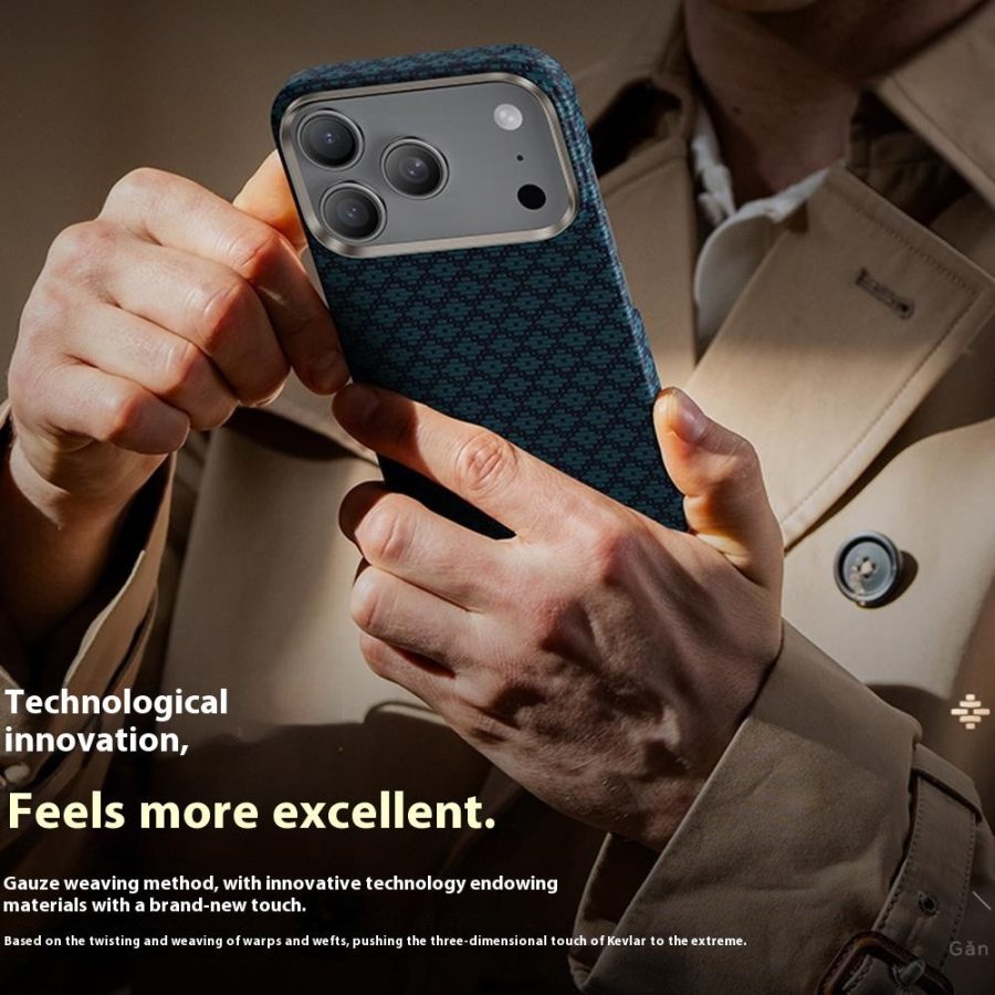 BENKS C1 For iPhone 17 Pro Max Case Kevlar Aramid Fiber Woven Phone Cover Compatible with MagSafe by The Case Factory