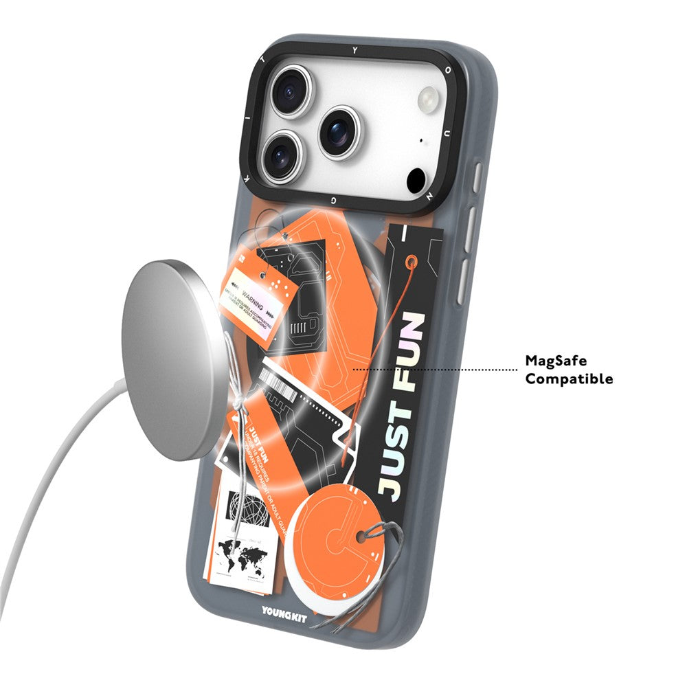 YOUNGKIT Interdimensional Series For iPhone 17 Pro Max Magnetic Case Matte TPU IMD Phone Back Cover by The Case Factory