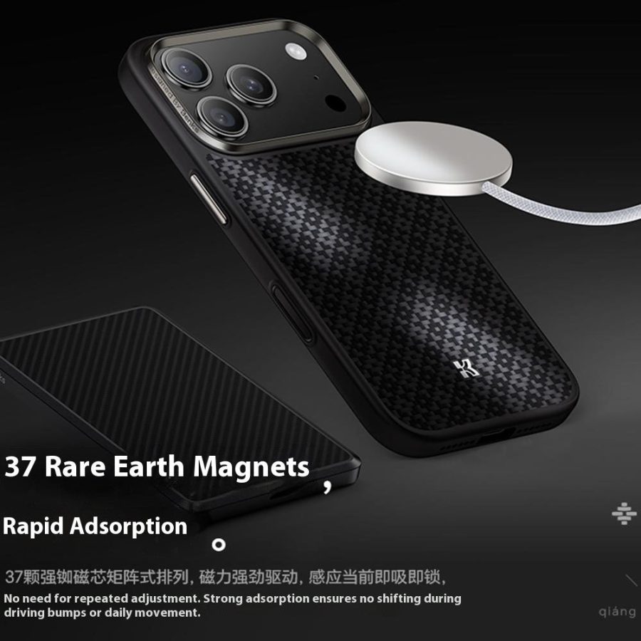BENKS Y2 For iPhone 17 Pro Case Kevlar Aramid Fiber Weave Texture Phone Cover Compatible with MagSafe by The Case Factory