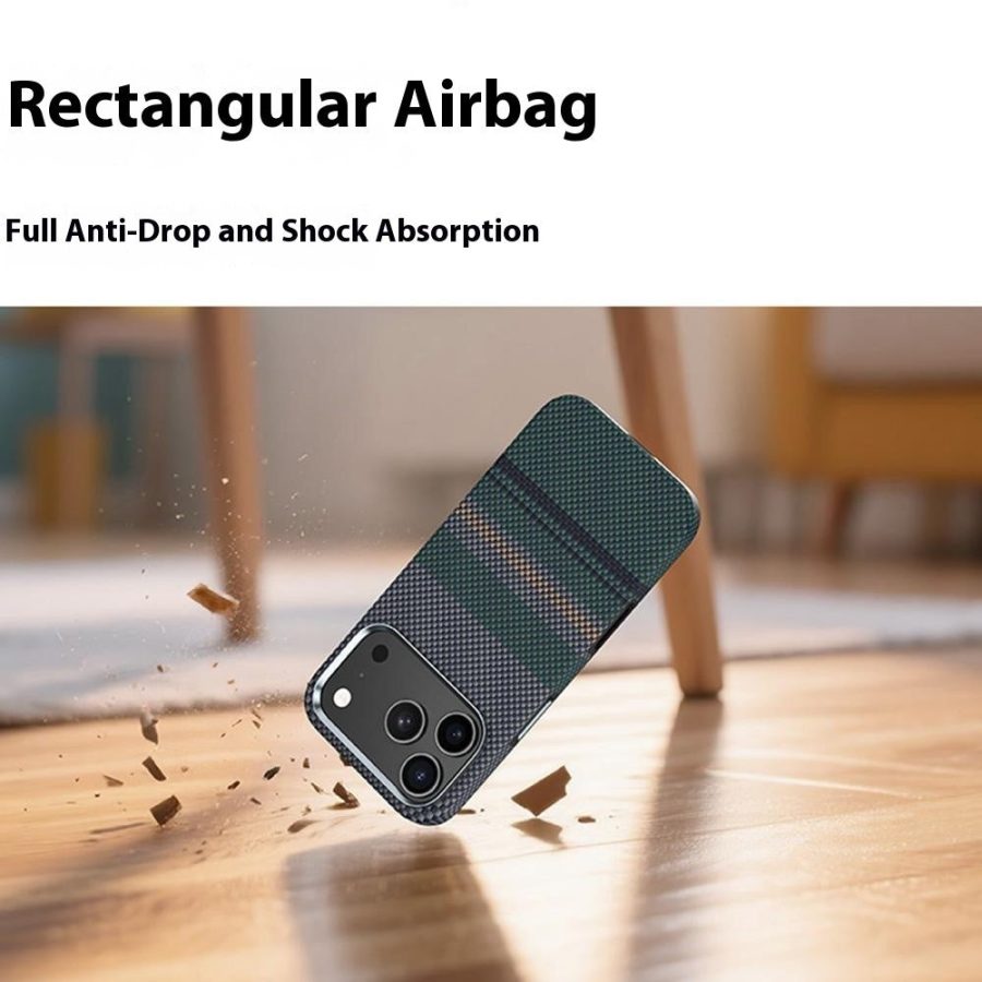 BENKS For iPhone 17 Pro Magnetic Case Kevlar Fiber Phone Back Cover Floating Weave Design by The Case Factory