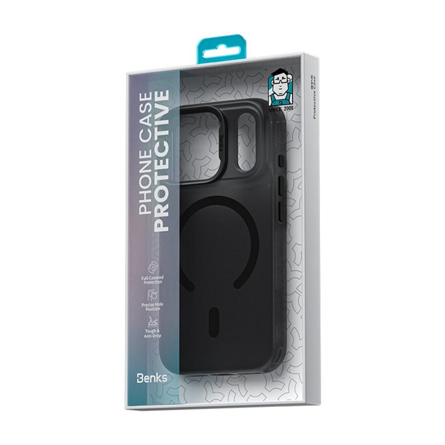 6601182692A-7 BENKS For iPhone 17 Pro Max Case PC + TPU Matte Magnetic Phone Cover Compatible with MagSafe by The Case Factory