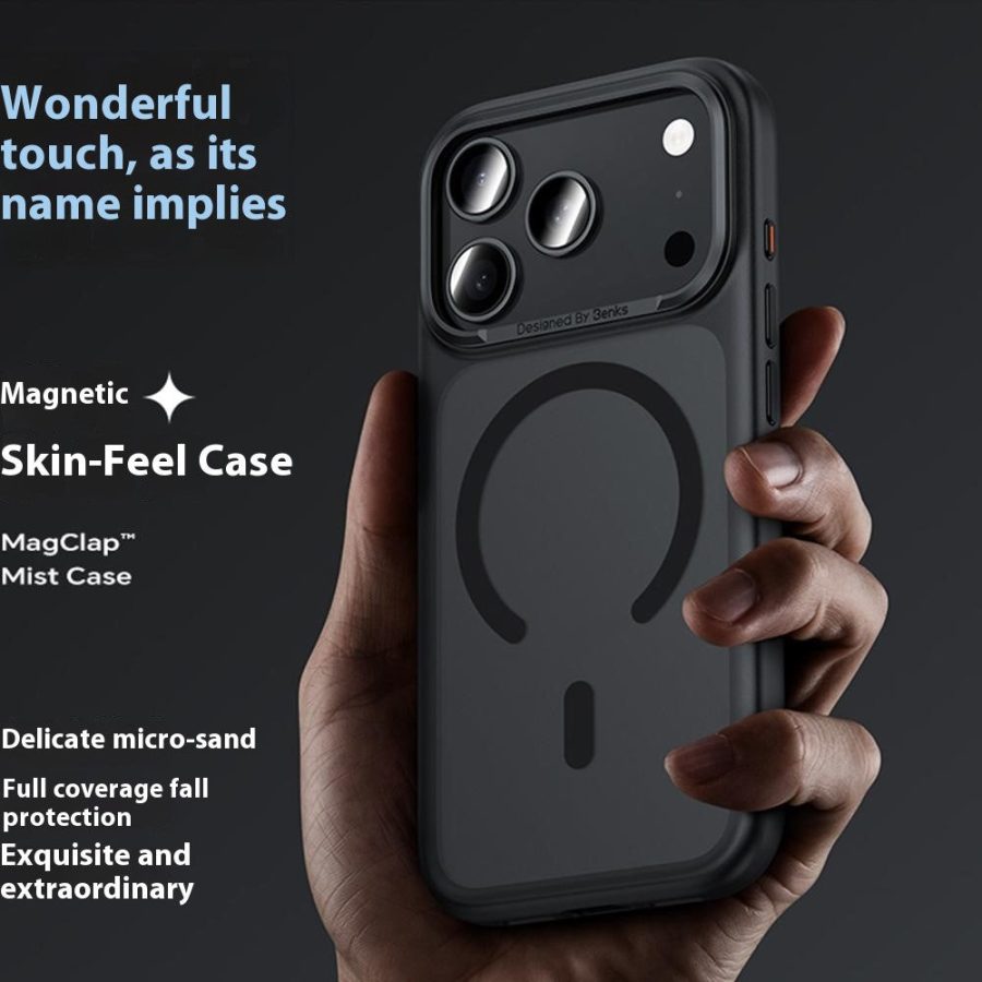 BENKS For iPhone 17 Pro Max Magnetic Case Skin Feel TPU + PC Phone Cover Compatible with MagSafe by The Case Factory