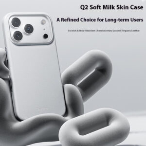 BENKS Q2 For iPhone 17 Pro Max Mircrofiber Leather + PC + Silicone Phone Case Compatible with MagSafe by The Case Factory