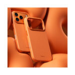 BENKS Q2 For iPhone 17 Pro Mircrofiber Leather + PC + Silicone Phone Case Compatible with MagSafe Orange iPhone 17 Pro by The Case Factory