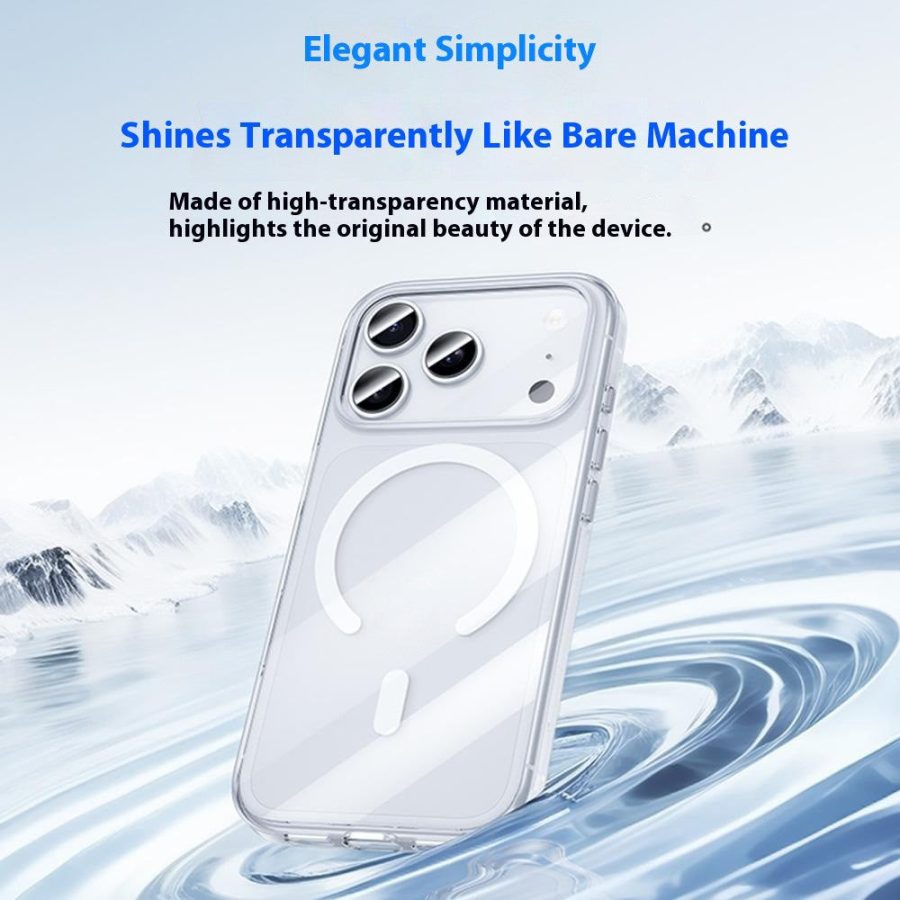 BENKS For iPhone 17 Pro Magnetic Case TPU PC Clear Phone Cover Compatible with MagSafe by The Case Factory