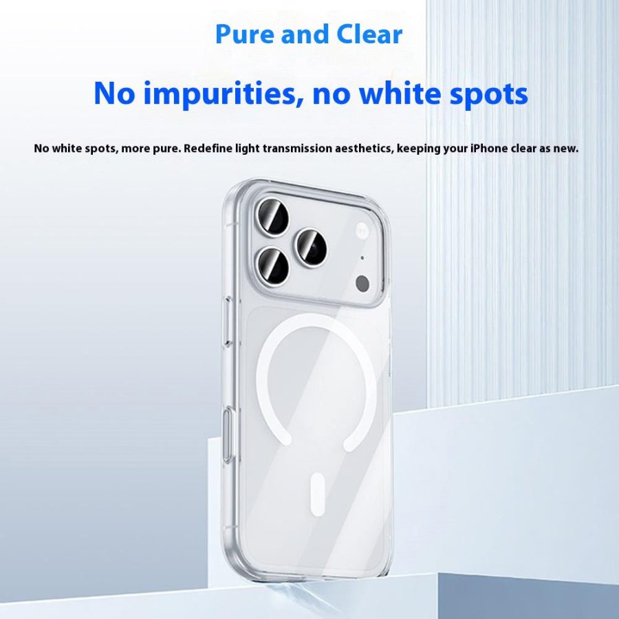 6601182708A-4 BENKS For iPhone 17 Pro Max Magnetic Case TPU PC Clear Phone Cover Compatible with MagSafe by The Case Factory