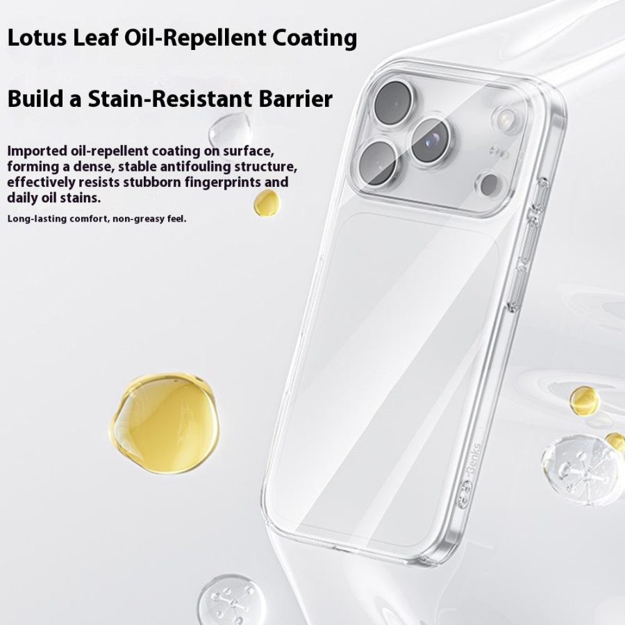 6601182709A-5 BENKS For iPhone 17 Pro Case Ultra Thin Naked-like Clear PC Phone Cover by The Case Factory