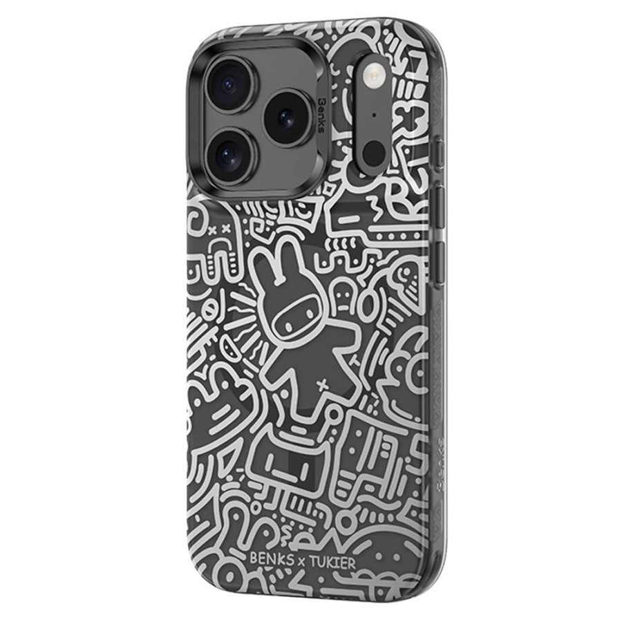 BENKS D1 for iPhone 17 Pro Magnetic Case Cartoon Pattern TPU TPE PC Phone Cover Compatible with MagSafe Dream Space iPhone 17 Pro by The Case Factory