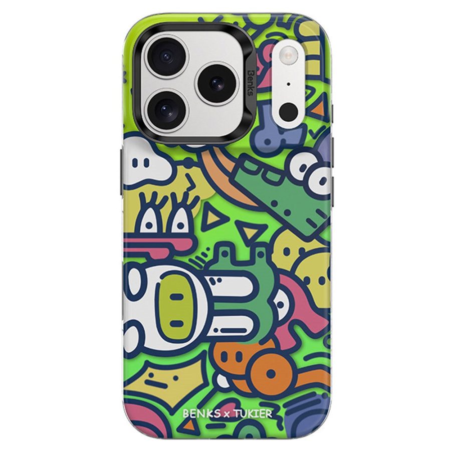 BENKS D1 for iPhone 17 Pro Max Magnetic Case Cartoon Pattern TPU TPE PC Phone Cover Compatible with MagSafe by The Case Factory