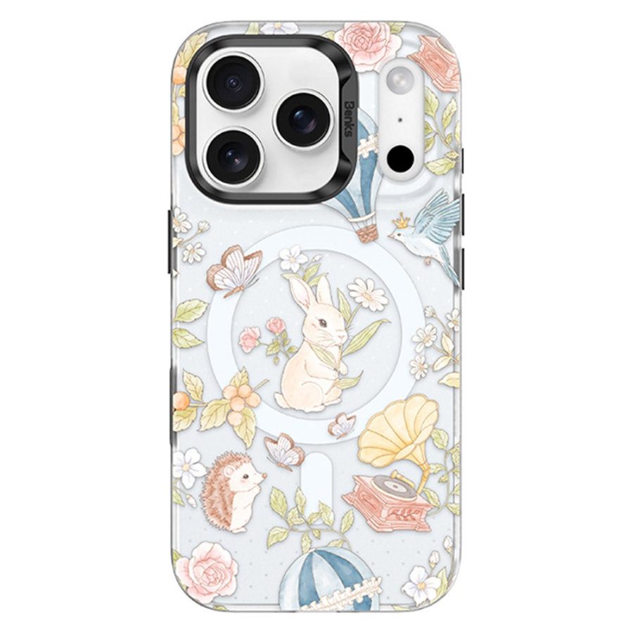 6601183165A-1 BENKS D1 for iPhone 17 Pro Magnetic Case Garden Series TPU TPE PC Phone Cover Compatible with MagSafe Forest Legend iPhone 17 Pro by The Case Factory