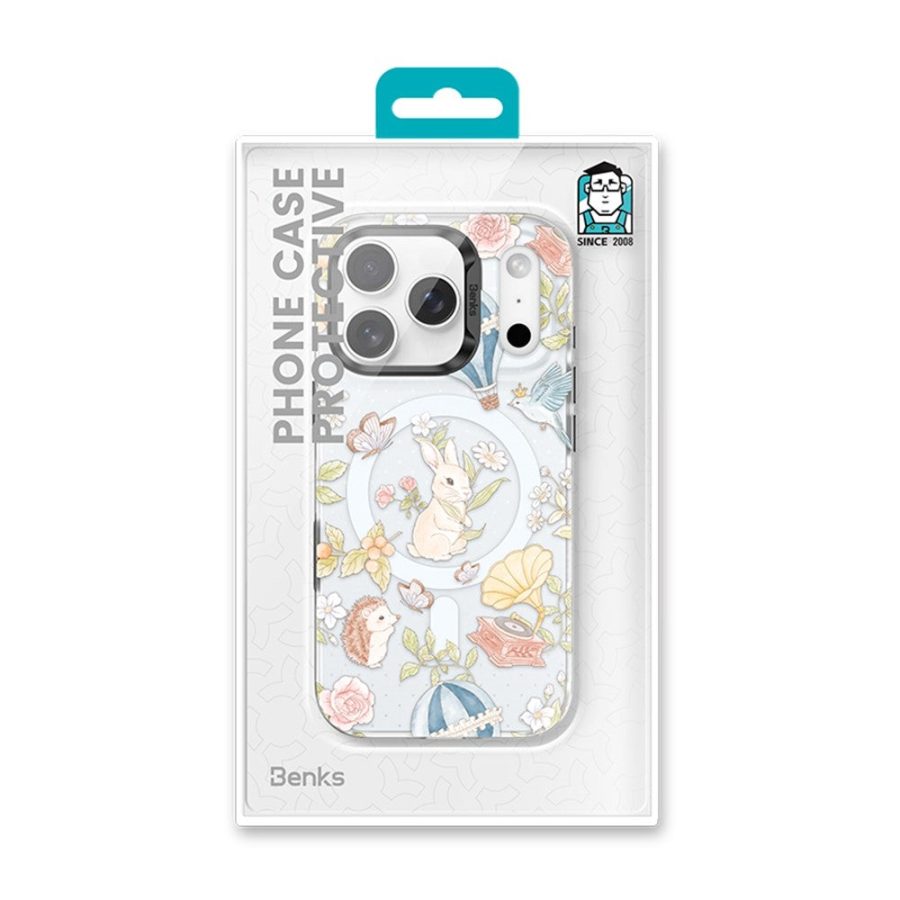 6601183165A-7 BENKS D1 for iPhone 17 Pro Magnetic Case Garden Series TPU TPE PC Phone Cover Compatible with MagSafe by The Case Factory