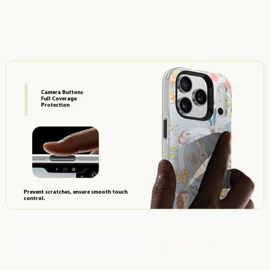 BENKS D1 for iPhone 17 Pro Max Magnetic Case Garden Series TPU TPE PC Phone Cover Compatible with MagSafe by The Case Factory