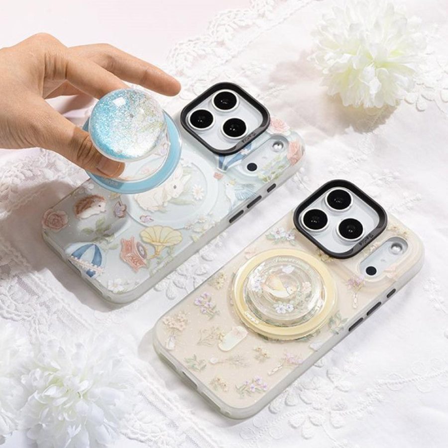 BENKS D1 for iPhone 17 Pro Max Magnetic Case Garden Series TPU TPE PC Phone Cover Compatible with MagSafe by The Case Factory