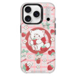 BENKS D1 for iPhone 17 Pro Cartoon Animal TPU TPE PC Phone Cover Compatible with MagSafe Strawberry Cupcake iPhone 17 Pro by The Case Factory