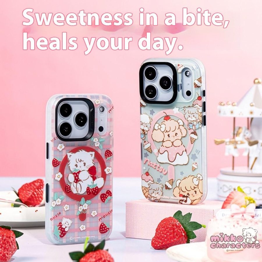 BENKS D1 for iPhone 17 Pro Cartoon Animal TPU TPE PC Phone Cover Compatible with MagSafe by The Case Factory