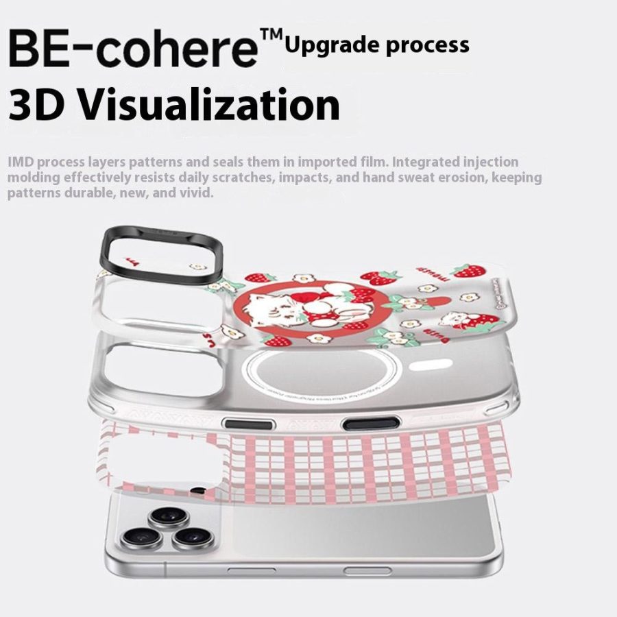 BENKS D1 for iPhone 17 Pro Max Cartoon Animal TPU TPE PC Phone Cover Compatible with MagSafe by The Case Factory