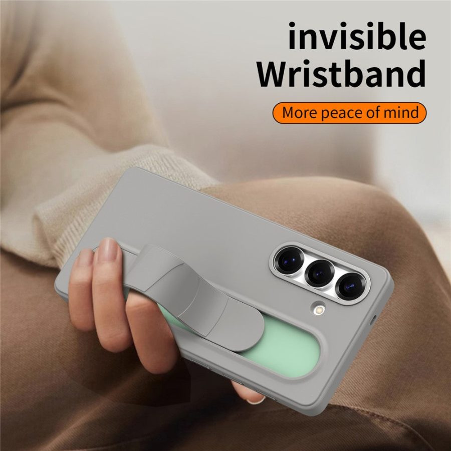 6601184046D-3 For Samsung Galaxy S25 FE Case Customizable Smart Key Control Wristband Kickstand PC + Silicone Phone Cover by The Case Factory