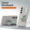 6601184046D-4 For Samsung Galaxy S25 FE Case Customizable Smart Key Control Wristband Kickstand PC + Silicone Phone Cover by The Case Factory