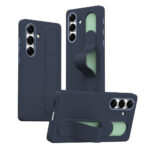 For Samsung Galaxy S24+ Case Customizable Smart Key Control Wristband Kickstand PC + Silicone Phone Cover Sapphire Galaxy S24+ by The Case Factory