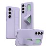 For Samsung Galaxy S24+ Case Customizable Smart Key Control Wristband Kickstand PC + Silicone Phone Cover Purple Galaxy S24+ by The Case Factory