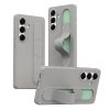 For Samsung Galaxy S24+ Case Customizable Smart Key Control Wristband Kickstand PC + Silicone Phone Cover Titanium Grey Galaxy S24+ by The Case Factory