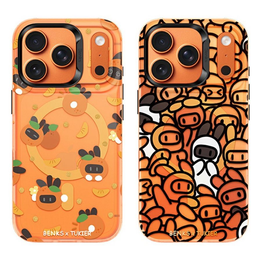 BENKS For iPhone 17 Pro Magnetic Case Cartoon Rabbit IMD PC Phone Cover Compatible with MagSafe by The Case Factory