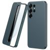 6601198412D-1 For Samsung Galaxy S25 Ultra Case Smart View Window Leather Phone Cover Green Galaxy S25 Ultra by The Case Factory