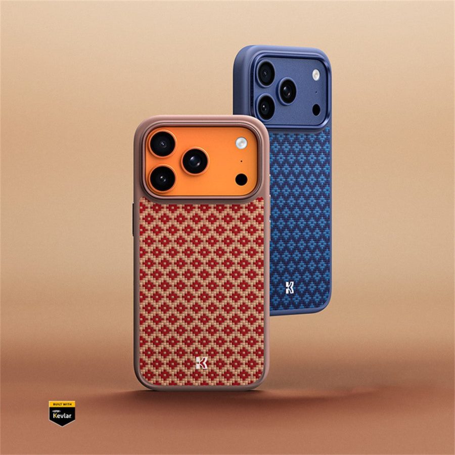 BENKS Y3 For iPhone 17 Pro Case Kevlar Aramid Fiber Woven Texture Phone Cover Compatible with MagSafe by The Case Factory