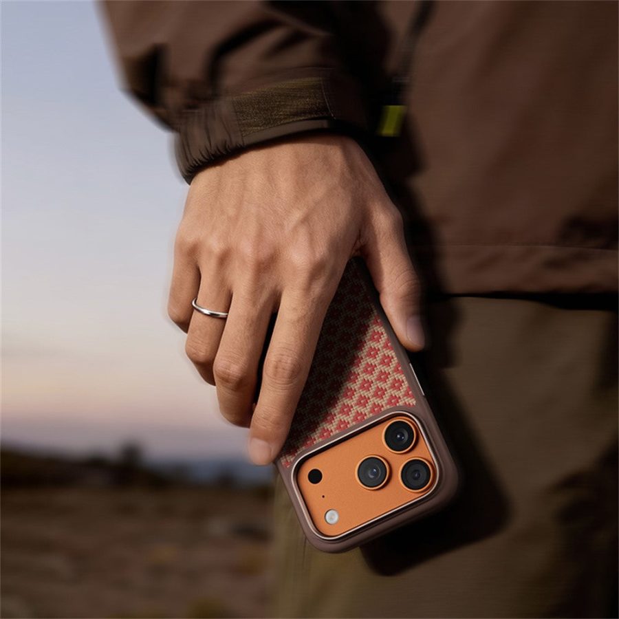 BENKS Y3 For iPhone 17 Pro Case Kevlar Aramid Fiber Woven Texture Phone Cover Compatible with MagSafe by The Case Factory