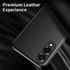 6601198975A-4 For Samsung Galaxy S25 Edge Case Smart View Window Leather Phone Cover by The Case Factory