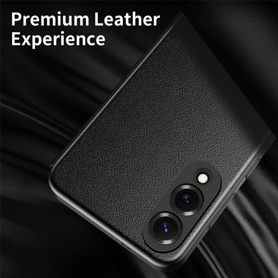 6601198975A-4 For Samsung Galaxy S25 Edge Case Smart View Window Leather Phone Cover by The Case Factory
