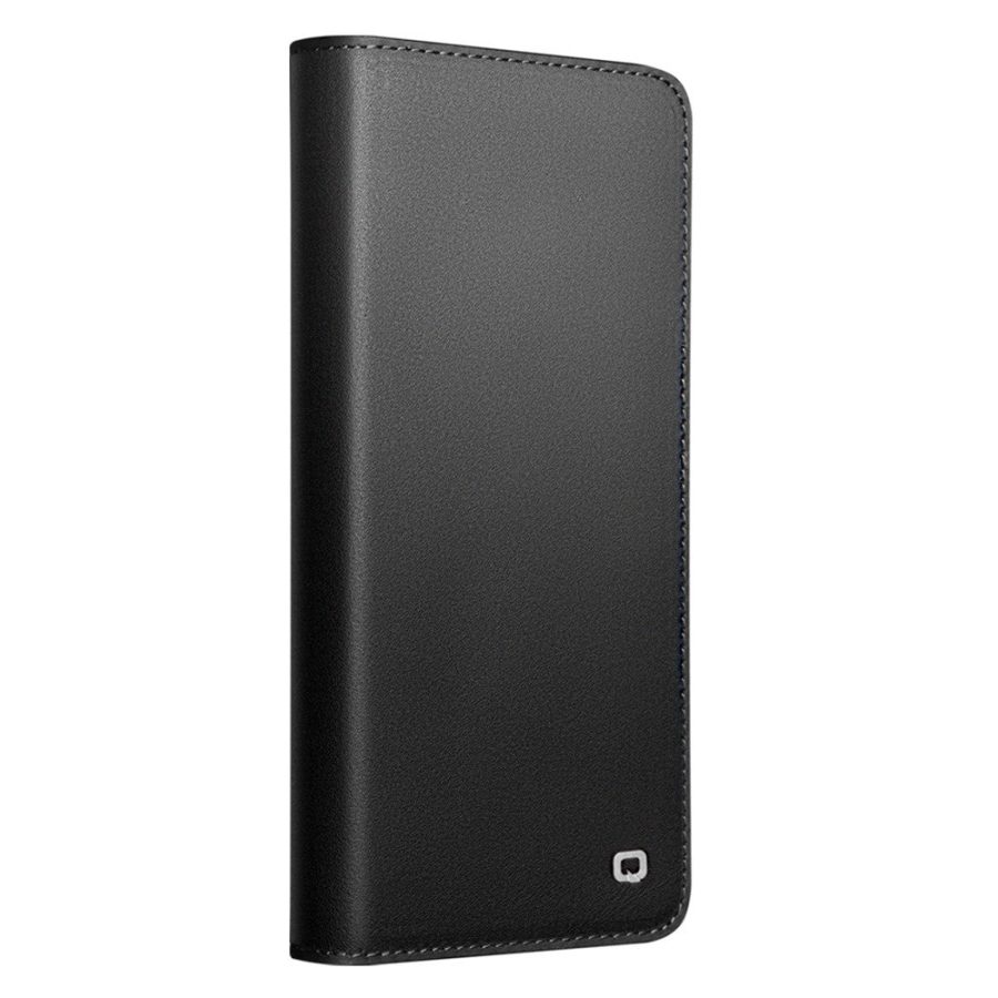 6601199206A-5 QIALINO For Samsung Galaxy S26 / S26 Pro Wallet Case Matte Genuine Leather Flip Phone Cover by The Case Factory
