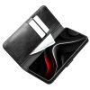 6601199335A-3 QIALINO For Samsung Galaxy S26+ Wallet Case Waxy Genuine Leather Magnetic Closure Flip Phone Cover by The Case Factory