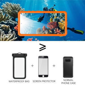 REDPEPPER For Samsung Galaxy S26 Ultra IP68 Waterproof Case Clear Magnetic Phone Cover by The Case Factory