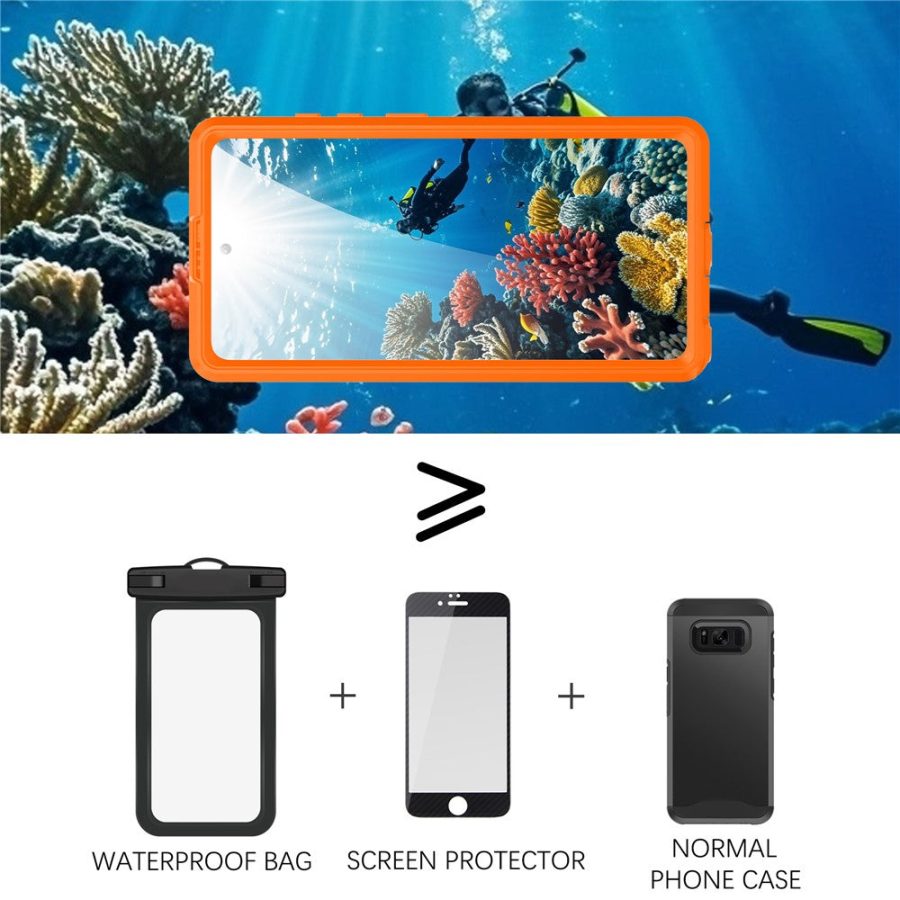 6601199421A-2 REDPEPPER For Samsung Galaxy S26 Ultra IP68 Waterproof Case Clear Magnetic Phone Cover by The Case Factory