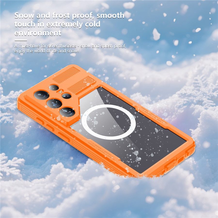 6601199421A-6 REDPEPPER For Samsung Galaxy S26 Ultra IP68 Waterproof Case Clear Magnetic Phone Cover by The Case Factory