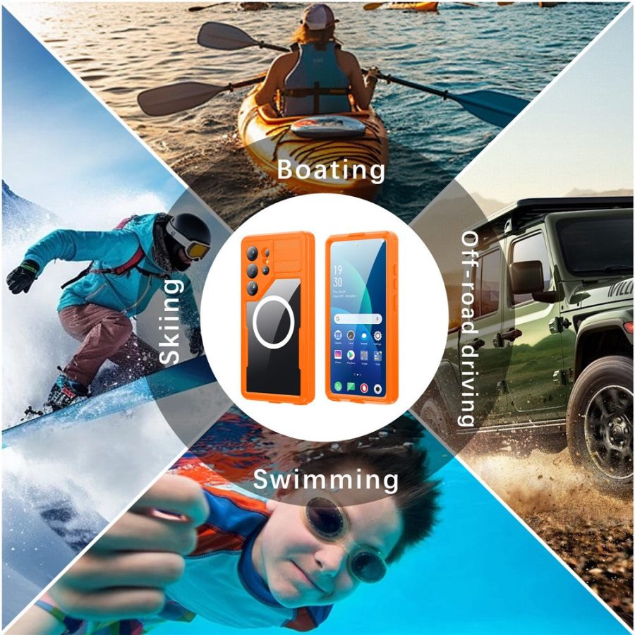 6601199421A-9 REDPEPPER For Samsung Galaxy S26 Ultra IP68 Waterproof Case Clear Magnetic Phone Cover by The Case Factory