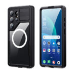REDPEPPER For Samsung Galaxy S26 Ultra IP68 Waterproof Case Clear Magnetic Phone Cover Black Galaxy S26 Ultra by The Case Factory