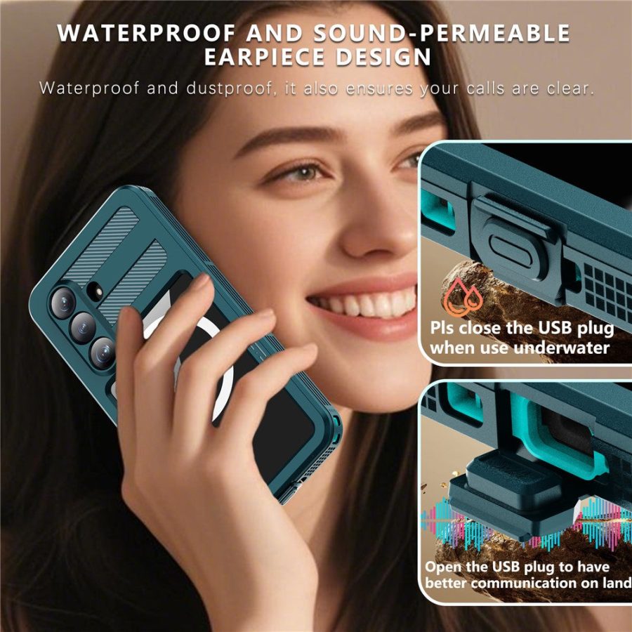 6601199422A-10 REDPEPPER For Samsung Galaxy S26 IP68 Waterproof Case Clear Magnetic Phone Cover by The Case Factory