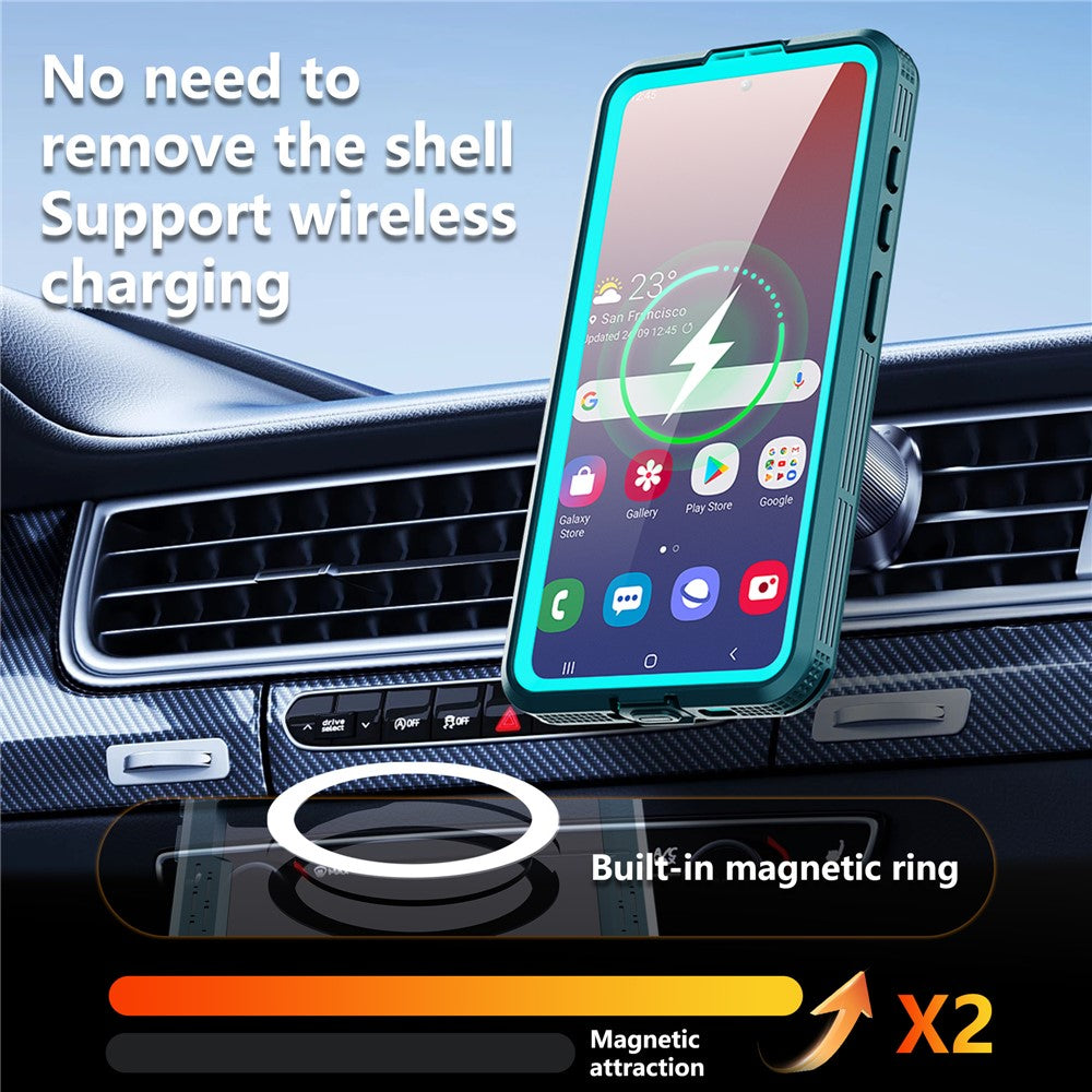 REDPEPPER For Samsung Galaxy S26 IP68 Waterproof Case Clear Magnetic Phone Cover by The Case Factory