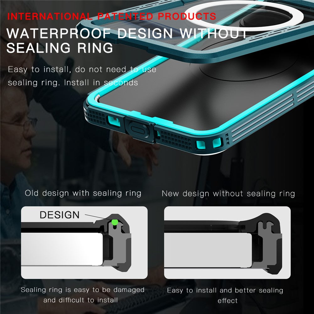 REDPEPPER For Samsung Galaxy S26 IP68 Waterproof Case Clear Magnetic Phone Cover by The Case Factory